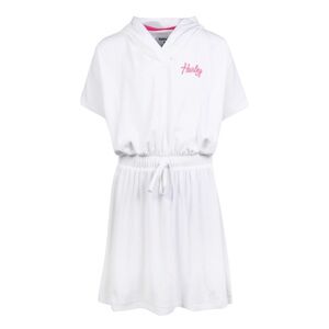 Little Girl Hurley Terry Dress Swimsuit White Coverup, Size S(7) NEW